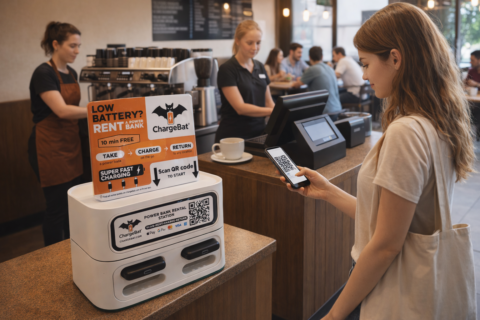 Place this power bank rental station in a coffe sh (1)